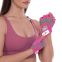 Рукавиці для фітнесу та тренувань жіночіZelart SB-161954 розмір XS-M рожевий-сірий 5