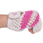 Перчатки для фитнеса и тренировок женские Zelart SB-161958 размер XS-M белый-розовый 2