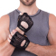 Перчатки для фитнеса и тренировок Zelart SB-161967 S-L черный-коричневый 4