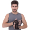 Перчатки для фитнеса и тренировок Zelart SB-161967 S-L черный-коричневый 5