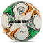 Мяч футбольный профессиональный SOCCERMAX FB-4069 №5 PU белый-зеленый 0