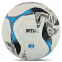Мяч футбольный профессиональный SOCCERMAX FB-4210 №5 PU белый-синий 1