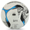 Мяч футбольный профессиональный SOCCERMAX FB-4210 №5 PU белый-синий 2