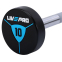 Штанга фіксована пряма поліуретанова LiveUp LP8010-10 довжина-89,2см 10кг чорний-синій 1