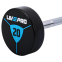 Штанга фіксована пряма поліуретанова LiveUp LP8010-20 довжина-89,2см 20кг чорний-синій 1