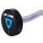 Штанга фіксована вигнута поліуретанова LiveUp LP8011-10 довжина-89,2см 10кг чорний-синій 1