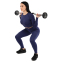 Штанга нерозбірна з фіксованою вагою вигнута PEV HAMMER STRENGHT TA-9978-10 10кг чорний 6
