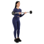 Штанга нерозбірна з фіксованою вагою вигнута PEV HAMMER STRENGHT TA-9978-10 10кг чорний 7