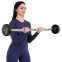 Штанга нерозбірна з фіксованою вагою вигнута PEV HAMMER STRENGHT TA-9978-15 15кг чорний 6