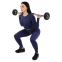 Штанга нерозбірна з фіксованою вагою вигнута PEV HAMMER STRENGHT TA-9978-15 15кг чорний 7