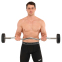 Штанга нерозбірна з фіксованою вагою вигнута PEV HAMMER STRENGHT TA-9978-20 20кг чорний 8