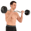 Штанга нерозбірна з фіксованою вагою вигнута PEV HAMMER STRENGHT TA-9978-35 35кг чорний 6
