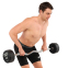 Штанга нерозбірна з фіксованою вагою вигнута PEV HAMMER STRENGHT TA-9978-40 40кг чорний 6