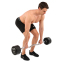 Штанга нерозбірна з фіксованою вагою вигнута PEV HAMMER STRENGHT TA-9978-50 50кг чорний 7