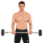 Штанга нерозбірна з фіксованою вагою пряма PEV HAMMER STRENGHT TA-9979-25 25кг чорний 7