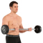 Штанга нерозбірна з фіксованою вагою пряма PEV HAMMER STRENGHT TA-9979-30 30кг чорний 6
