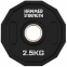 Блины диски полиуретановые 2 Handle металлическая втулка HAMMER STRENGHT TA-9986-2_5 ø50мм 2,5кг черный 0