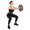 Млинці диски поліуретанові 2 Handle металева втулка HAMMER STRENGHT TA-9986-5 ø50мм 5кг чорний 5