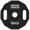 Блины диски полиуретановые 2 Handle металлическая втулка HAMMER STRENGHT TA-9986-10 ø50мм 10кг черный 0