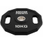 Блины диски полиуретановые 2 Handle металлическая втулка HAMMER STRENGHT TA-9986-10 ø50мм 10кг черный 1
