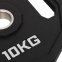Блины диски полиуретановые 2 Handle металлическая втулка HAMMER STRENGHT TA-9986-10 ø50мм 10кг черный 2