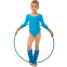 Купальник для танців і гімнастики з довгим рукавом Lingo CO-2476 S-L блакитний 1