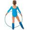 Купальник для танців і гімнастики з довгим рукавом Lingo CO-2476 S-L блакитний 2