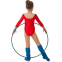 Купальник для танцев и гимнастики с длинным рукавом Lingo CO-2474 S-L красный 2