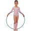 Купальник для танцев и гимнастики с длинным рукавом Lingo CO-2475 S-L розовый 1