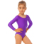 Купальник для танцев и гимнастики с длинным рукавом Lingo CO-2477 S-L фиолетовый 0