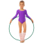 Купальник для танцев и гимнастики с длинным рукавом Lingo CO-2477 S-L фиолетовый 1