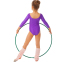 Купальник для танцев и гимнастики с длинным рукавом Lingo CO-2477 S-L фиолетовый 2