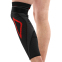 Бандаж эластичный удлинённый компрессионный на голень и колено и фиксирующим ремнем Knee compression sleeve SIBOTE ST-7219 1шт 0