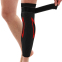 Бандаж эластичный удлинённый компрессионный на голень и колено и фиксирующим ремнем Knee compression sleeve SIBOTE ST-7219 1шт 3
