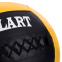 Мяч набивной для кросфита волбол WALL BALL Zelart FI-5168-6 6кг черный-желтый 1