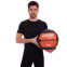 Мяч набивной для кросфита волбол WALL BALL Zelart FI-5168-7 7кг черный-оранжевый 3