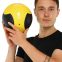 Медбол м'яч медичний Medicine Ball Zelart FI-5121-1 1кг жовтий-чорний 4