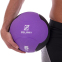 М'яч медичний медбол Zelart Medicine Ball FI-5121-5 5кг фіолетовий-чорний 4