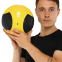 Мяч медицинский медбол Zelart Medicine Ball FI-5121-6 6кг желтый-черный 4