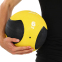 Мяч медицинский медбол Zelart Medicine Ball FI-5121-6 6кг желтый-черный 6