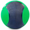 М'яч медичний медбол Zelart Medicine Ball FI-5121-7 7кг зелений-чорний 0