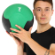 Мяч медицинский медбол Zelart Medicine Ball FI-5121-7 7кг зеленый-черный 4