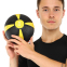 Медбол м'яч медичний Medicine Ball Zelart FI-5122-1 1кг чорний-жовтий 3