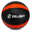 Мяч медицинский медбол Zelart Medicine Ball FI-5122-3 3кг черный-красный 1