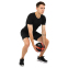 Медбол м'яч медичний Medicine Ball Zelart FI-5122-3 3кг чорний-червоний 5