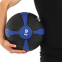 Медбол м'яч медичний Medicine Ball Zelart FI-5122-9 9кг сірий-синій 6