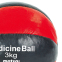М'яч медичний медбол MATSA Medicine Ball ME-0241-3 3кг червоний-чорний 1