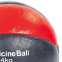 М'яч медичний медбол MATSA Medicine Ball ME-0241-4 4кг червоний-чорний 1