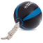 Мяч медицинский Tornado Ball Zelart на веревке FI-5709-2 2кг черный-голубой 0