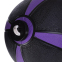 Мяч медицинский Tornado Ball Zelart на веревке FI-5709-4 4кг черный-фиолетовый 4